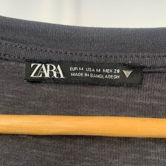 Zara Pleated Dress in Dark Grey Size‎ Medium - Picture 4 of 6